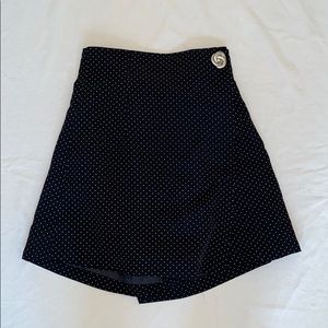 Polka Dot Mini Skort